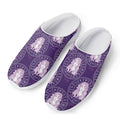 Purple Virgo Zodiac Pattern Print Mesh Casual Shoes