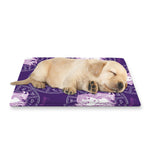 Purple Virgo Zodiac Pattern Print Pet Cooling Mat Cover