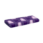 Purple Virgo Zodiac Pattern Print Piano Keyboard Cover