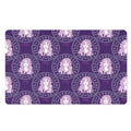 Purple Virgo Zodiac Pattern Print Polyester Doormat