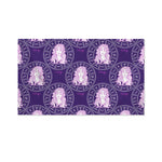 Purple Virgo Zodiac Pattern Print Polyester Flag
