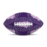 Purple Virgo Zodiac Pattern Print Rugby Ball