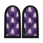 Purple Virgo Zodiac Pattern Print Skillet Handle Cover