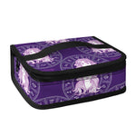 Purple Virgo Zodiac Pattern Print Small Lunch Bag