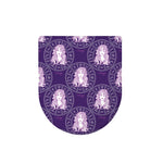 Purple Virgo Zodiac Pattern Print Toilet Lid Cover
