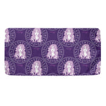 Purple Virgo Zodiac Pattern Print Towel