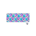 Purple Zig Zag Pineapple Pattern Print Extended Mouse Pad