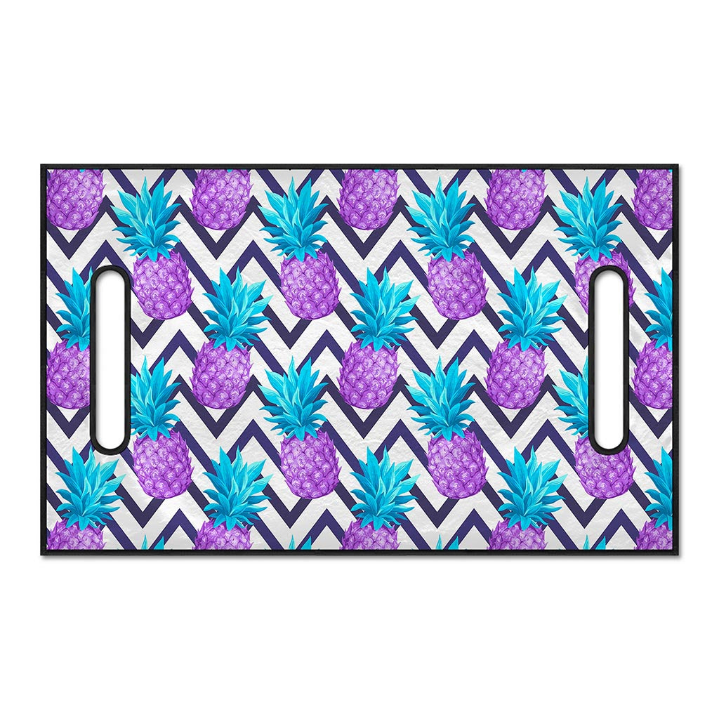 Purple Zig Zag Pineapple Pattern Print Golf Cart Seat Cover