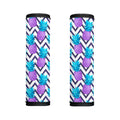 Purple Zig Zag Pineapple Pattern Print Handle Covers