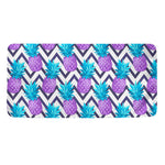 Purple Zig Zag Pineapple Pattern Print Towel