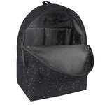 Purple Zodiac Stars Pattern Print Backpack