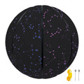 Purple Zodiac Stars Pattern Print Basketball