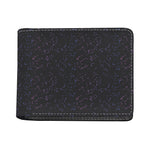 Purple Zodiac Stars Pattern Print Bifold Wallet