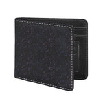 Purple Zodiac Stars Pattern Print Bifold Wallet