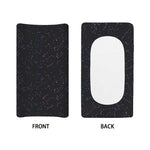 Purple Zodiac Stars Pattern Print Changing Pad Cover