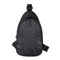 Purple Zodiac Stars Pattern Print Sling Bag