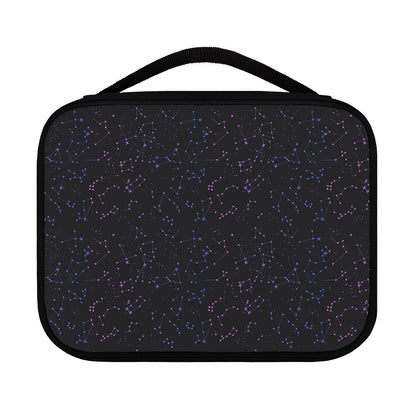 Purple Zodiac Stars Pattern Print Classic Bible Case