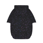 Purple Zodiac Stars Pattern Print Dog Zip Up Hoodie