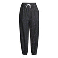 Purple Zodiac Stars Pattern Print Fleece Lined Knit Pants