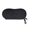 Purple Zodiac Stars Pattern Print Glasses Case