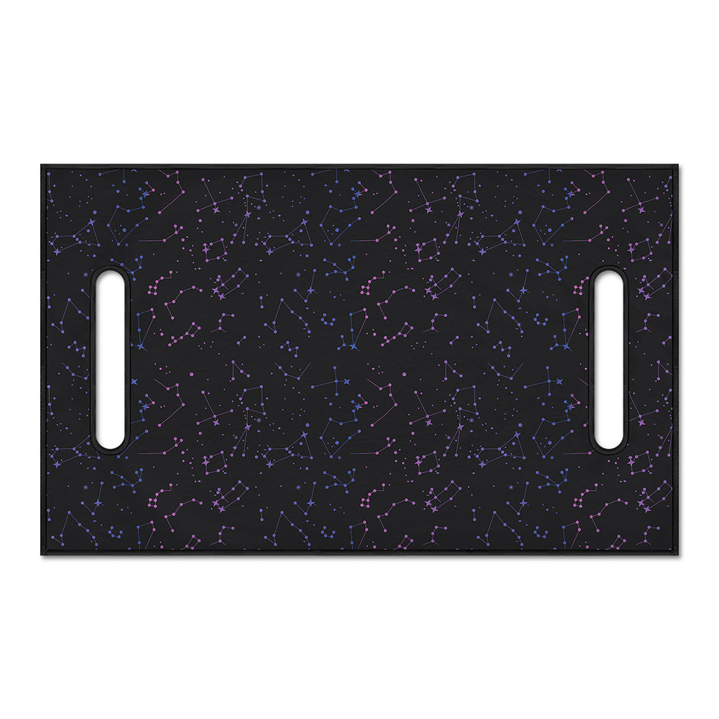 Purple Zodiac Stars Pattern Print Golf Cart Seat Cover