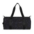 Purple Zodiac Stars Pattern Print Gym Bag