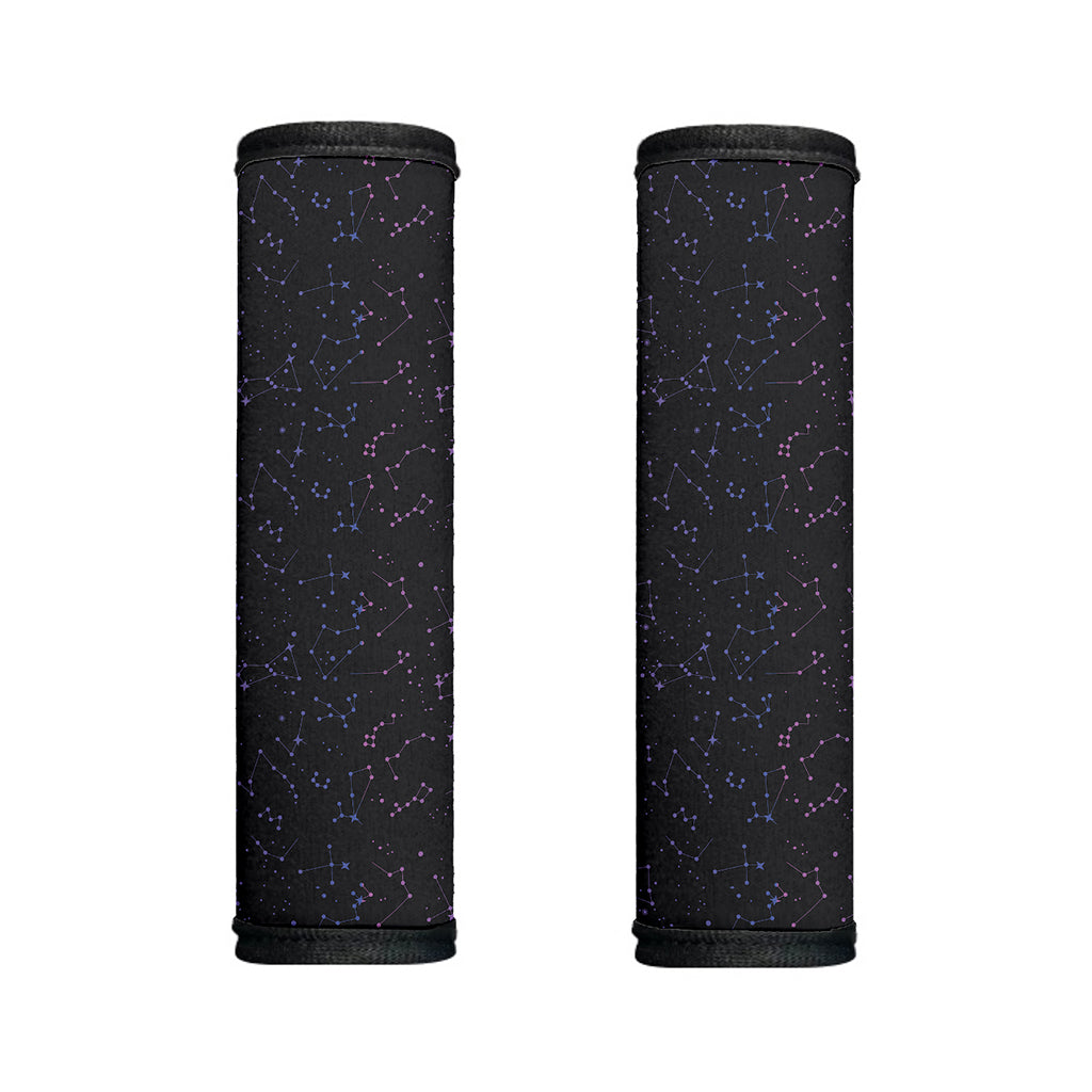 Purple Zodiac Stars Pattern Print Handle Covers