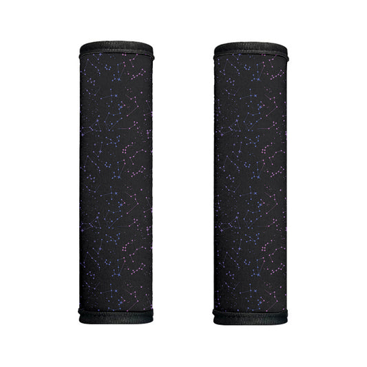 Purple Zodiac Stars Pattern Print Handle Covers
