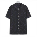 Purple Zodiac Stars Pattern Print Hawaiian Shirt