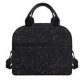 Purple Zodiac Stars Pattern Print Insulated Lunch Bag