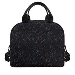 Purple Zodiac Stars Pattern Print Insulated Lunch Bag