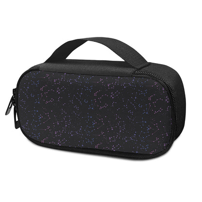 Purple Zodiac Stars Pattern Print Insulin Cooler Travel Case