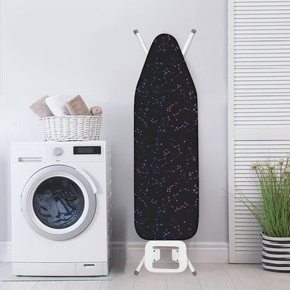 Purple Zodiac Stars Pattern Print Ironing Board Cover