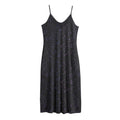 Purple Zodiac Stars Pattern Print Jersey Midi Cami Dress