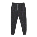 Purple Zodiac Stars Pattern Print Jogger Pants