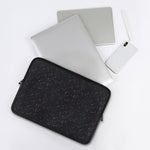 Purple Zodiac Stars Pattern Print Laptop Sleeve