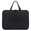 Purple Zodiac Stars Pattern Print Laptop Sleeve With Handle