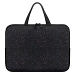 Purple Zodiac Stars Pattern Print Laptop Sleeve With Handle