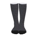 Purple Zodiac Stars Pattern Print Long Socks