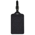 Purple Zodiac Stars Pattern Print Luggage Tag