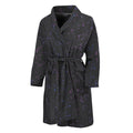 Purple Zodiac Stars Pattern Print Men's Bathrobe