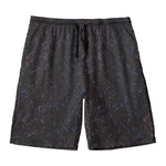 Purple Zodiac Stars Pattern Print Men's Swim Trunks