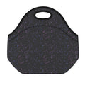 Purple Zodiac Stars Pattern Print Neoprene Lunch Bag