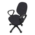 Purple Zodiac Stars Pattern Print Office Chair Cover