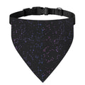 Purple Zodiac Stars Pattern Print Over The Collar Dog Bandana