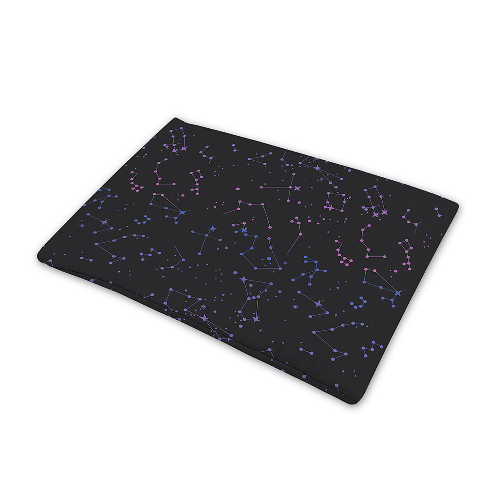 Purple Zodiac Stars Pattern Print Pet Cooling Mat Cover