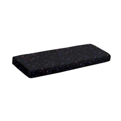 Purple Zodiac Stars Pattern Print Piano Keyboard Cover