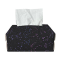 Purple Zodiac Stars Pattern Print Rectangle Tissue Box Cover