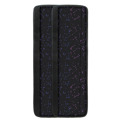 Purple Zodiac Stars Pattern Print Refrigerator Handle Covers