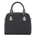 Purple Zodiac Stars Pattern Print Shoulder Handbag